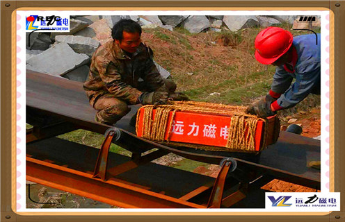 皮帶永磁盤除鐵器，湖南皮帶機(jī)永磁除鐵器參數(shù)_內(nèi)部磁塊安裝方法_湖南皮帶機(jī)永磁除鐵器型號價(jià)格