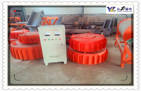 除鐵器生產(chǎn)廠家，福建除鐵器生產(chǎn)廠家_懸掛式電磁除鐵器生產(chǎn)廠家品牌_遠(yuǎn)力磁電除鐵器廠家好 