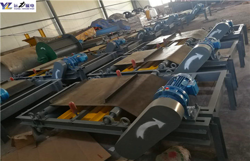 電磁自卸式除鐵器，甘肅電磁自卸式除鐵器設(shè)計_甘肅電磁自卸式除鐵器設(shè)計廠家配件_型號及工作視頻