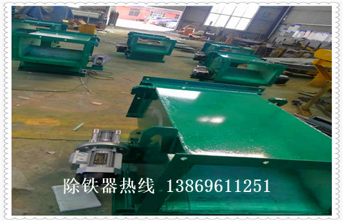 管道式永磁自卸式除鐵器，青海管道式永磁自動除鐵器方案_遠(yuǎn)力青海管道式永磁自動除鐵器方案應(yīng)用安裝示意圖型12000高斯_可定制工作原理