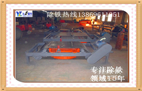 電磁自卸除鐵器，山西電磁自卸式除鐵器廠家_山西電磁自卸式除鐵器廠家廠家配件_型號(hào)及工作視頻