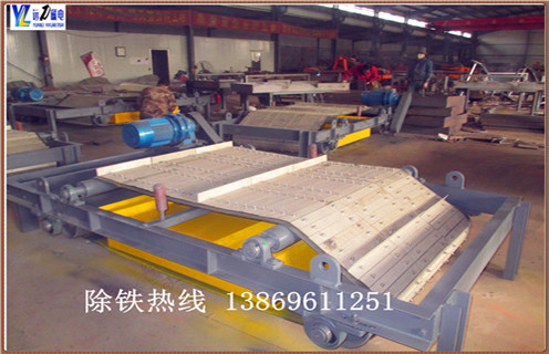 自卸式電磁除鐵器，福建超強(qiáng)干式自卸式電磁除鐵器_福建超強(qiáng)干式自卸式電磁除鐵器廠家配件_型號(hào)及工作視頻